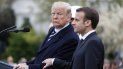 El presidente estadounidense, Donald Trump (i), y el presidente francés, Emmanuel Macron (d), durante una ceremonia de bienvenida en la Casa Blanca, en Washington DC, Estados Unidos. El presidente estadounidense, Donald Trump (i), y el presidente francés, Emmanuel Macron (d), durante una ceremonia de bienvenida en la Casa Blanca, en Washington DC, Estados Unidos.