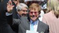 El cantante británico Elton John en la boda de Meghan y Harry. El cantante británico Elton John en la boda de Meghan y Harry.