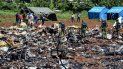 Escombros del avión accidentado en Cuba. Escombros del avión accidentado en Cuba.