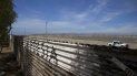 Vista desde territorio mexicano de una patrulla de control fronterizo de EEUU en Tijuana, Baja California, México. Vista desde territorio mexicano de una patrulla de control fronterizo de EEUU en Tijuana, Baja California, México.