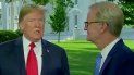 El presidente Donald Trump durante una entrevista con el canal FOX. El presidente Donald Trump durante una entrevista con el canal FOX.