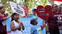 Manifestación a favor de los inmigrantes en EEUU. Manifestación a favor de los inmigrantes en EEUU.