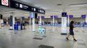 Aeropuerto de Argentina sin afluencia de pasajeros. Aeropuerto de Argentina sin afluencia de pasajeros.