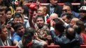 El zurdo asiático queda tras este combate con 60 victorias, 39 de ellas por nocaut y siete derrotas. El zurdo asiático queda tras este combate con 60 victorias, 39 de ellas por nocaut y siete derrotas.
