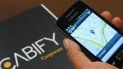 Vista de la aplicación de la plataforma digital Cabify. Vista de la aplicación de la plataforma digital Cabify.