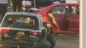 El tráfico se desvia de la salida de la calle Sheridan o se mueve a lo largo de las vías rápidas. El tráfico se desvia de la salida de la calle Sheridan o se mueve a lo largo de las vías rápidas.