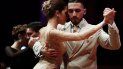 Una de las parejas de baile que participan en el Mundial de Tango, que se celebra hasta el 22 de agosto en Buenos Aires. Una de las parejas de baile que participan en el Mundial de Tango, que se celebra hasta el 22 de agosto en Buenos Aires.