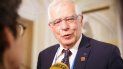 El ministro de Exteriores español, Josep Borrell, atiende a los medios a su llegada a la reunión informal de los ministros de Asuntos Exteriores de la UE en el Palacio Hofburg de Viena (Austria). El ministro de Exteriores español, Josep Borrell, atiende a los medios a su llegada a la reunión informal de los ministros de Asuntos Exteriores de la UE en el Palacio Hofburg de Viena (Austria).
