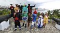 Jóvenes cubanos se disfrazan con los trajes de sus personajes de los animes japoneses este 9 de septiembre del 2018, en La Habana, Cuba. Jóvenes cubanos se disfrazan con los trajes de sus personajes de los animes japoneses este 9 de septiembre del 2018, en La Habana, Cuba.