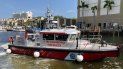 Vista de una embarcación del Departamento de Bomberos de la ciudad de Fort Lauderdale, en el condado Broward. Vista de una embarcación del Departamento de Bomberos de la ciudad de Fort Lauderdale, en el condado Broward.