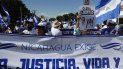Manifestantes opositores participan en la Marcha de los Sombreros para pedir la libertad de los presos políticos este jueves 13 de septiembre de 2018, en Managua (Nicaragua). Manifestantes opositores participan en la Marcha de los Sombreros para pedir la libertad de los presos políticos este jueves 13 de septiembre de 2018, en Managua (Nicaragua).