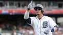 El bateador ambidextro más productivo que ha nacido en Venezuela, Víctor Martínez, se despedirá con el uniforme de los Tigres de Detroit. El bateador ambidextro más productivo que ha nacido en Venezuela, Víctor Martínez, se despedirá con el uniforme de los Tigres de Detroit.
