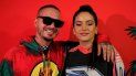 El cantante colombiano J Balvin y la cantante española Rosalía antes de actuar en The Forum, en Los Angeles. El cantante colombiano J Balvin y la cantante española Rosalía antes de actuar en The Forum, en Los Angeles.
