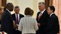 El designado gobernante cubano, Miguel Díaz-Canel (2 der.), se reunió con miembros del Congreso de Estados Unidos, en el marco de la 73 Asamblea General de la ONU, en Nueva York. El designado gobernante cubano, Miguel Díaz-Canel (2 der.), se reunió con miembros del Congreso de Estados Unidos, en el marco de la 73 Asamblea General de la ONU, en Nueva York.