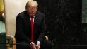 El presidente estadounidense, Donald Trump, permanece sentado antes de ofrecer un discurso durante la sesión de apertura del debate de alto nivel de la Asamblea General de Naciones Unidas. El presidente estadounidense, Donald Trump, permanece sentado antes de ofrecer un discurso durante la sesión de apertura del debate de alto nivel de la Asamblea General de Naciones Unidas.