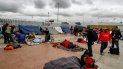 Miembros de la caravana migrante en Tijuana, México. Miembros de la caravana migrante en Tijuana, México.