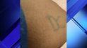 Imagen del tatuaje que se hizo el joven dentro de la escuela. Imagen del tatuaje que se hizo el joven dentro de la escuela.