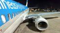 Vista parcial de la aeronave, tras su llegada a Buenos Aires. Vista parcial de la aeronave, tras su llegada a Buenos Aires.