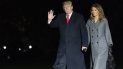 El presidente Donald Trump y la primera dama, Melania, llegan a la Casa Blanca a su regreso de Europa, donde participaron en los actos por el centenario del fin de la Primera Guerra Mundial. El presidente Donald Trump y la primera dama, Melania, llegan a la Casa Blanca a su regreso de Europa, donde participaron en los actos por el centenario del fin de la Primera Guerra Mundial.