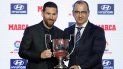 Messi lleva cinco premios Pichicho en la Liga española, uno menos que el mítico Telmo Zarra. Messi lleva cinco premios Pichicho en la Liga española, uno menos que el mítico Telmo Zarra.