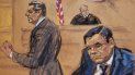 El juicio a Joaquín El Chapo Guzmán arrancó hoy con los argumentos de la Fiscalía, que dice que probará que el mexicano distribuyó toneladas de droga en EEUU, mientras que la defensa acusó al actual presidente de México y al anterior de recibir sobornos del narcotraficante Ismael Zambada García. El juicio a Joaquín El Chapo Guzmán arrancó hoy con los argumentos de la Fiscalía, que dice que probará que el mexicano distribuyó toneladas de droga en EEUU, mientras que la defensa acusó al actual presidente de México y al anterior de recibir sobornos del narcotraficante Ismael Zambada García.