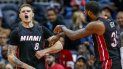 Tyler Johnson, saliendo desde la banca, anotó 24 puntos para guiar al Heat. Tyler Johnson, saliendo desde la banca, anotó 24 puntos para guiar al Heat.