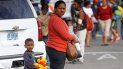 Personas de la caravana migrante descansan en la ciudad de Tijuana, en el estado de Baja California (México). Personas de la caravana migrante descansan en la ciudad de Tijuana, en el estado de Baja California (México).