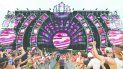 Escenario principal del Ultra Fest, en 2018, en el centro de Miami. Escenario principal del Ultra Fest, en 2018, en el centro de Miami.