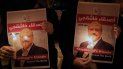 Foto de archivo de varios manifestantes mientras sujetan velas y retratos del periodista Jamal Khashoggi durante una protesta frente al Consulado saudí en Estambul, Turquía, el 25 de octubre de 2018. Foto de archivo de varios manifestantes mientras sujetan velas y retratos del periodista Jamal Khashoggi durante una protesta frente al Consulado saudí en Estambul, Turquía, el 25 de octubre de 2018.