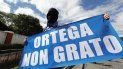 Activistas nicaragüenses participan en una manifestación contra la presencia del presidente de Nicaragua, Daniel Ortega, en la XXVI Cumbre Iberoamericana hoy, en Antigua, Guatemala. Activistas nicaragüenses participan en una manifestación contra la presencia del presidente de Nicaragua, Daniel Ortega, en la XXVI Cumbre Iberoamericana hoy, en Antigua, Guatemala.