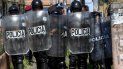 Efectivos de la Policía Nacional de Nicaragua. Efectivos de la Policía Nacional de Nicaragua.