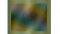 Obra Induction Chromatique del maestro Carlos Cruz-Diez. Obra Induction Chromatique del maestro Carlos Cruz-Diez.