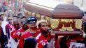 Valbuena y Castillo recibieron un último adiós el viernes en el estadio de Barquisimeto. Valbuena y Castillo recibieron un último adiós el viernes en el estadio de Barquisimeto.