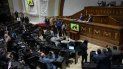 Vista de una sesión del Parlamento venezolano controlado por la oposición. Vista de una sesión del Parlamento venezolano controlado por la oposición.