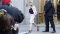 La actriz porno Stormy Daniels es vista a la salida del Tribunal Federal en abril de 2018 en Nueva York. La actriz porno Stormy Daniels es vista a la salida del Tribunal Federal en abril de 2018 en Nueva York.