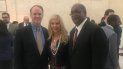 Jefferson Knight president of federalist society, junto a los jueces Bronwyn Miller y Eric Hendon. Jefferson Knight president of federalist society, junto a los jueces Bronwyn Miller y Eric Hendon.