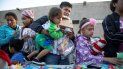 Imagen de archivo de niños inmigrantes en un albergue en la frontera de México y EEUU. Imagen de archivo de niños inmigrantes en un albergue en la frontera de México y EEUU.