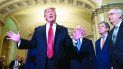 Imagen de archivo que muestra al presidente Donald Trump durante una rueda de prensa en la Casa Blanca. Imagen de archivo que muestra al presidente Donald Trump durante una rueda de prensa en la Casa Blanca.
