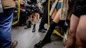 Varias personas viajan sin pantalones en el metro de Berlín este 13 de enero de 2019. Varias personas viajan sin pantalones en el metro de Berlín este 13 de enero de 2019.