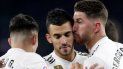 Ceballos, en un libre directo, engañó a la barrera verdiblanca y logró sorprender al Pau López para poner el 1-2 definitivo. Ceballos, en un libre directo, engañó a la barrera verdiblanca y logró sorprender al Pau López para poner el 1-2 definitivo.