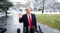 El presidente Donald Trump ofrece declaraciones a la prensa a su salida de la Casa Blanca. El presidente Donald Trump ofrece declaraciones a la prensa a su salida de la Casa Blanca.
