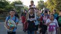 Migrantes hondureños comenzaron su camino hacia la ciudad mexicana de Tapachula, en el estado de Chiapas. Migrantes hondureños comenzaron su camino hacia la ciudad mexicana de Tapachula, en el estado de Chiapas.