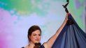 La chilena Daniela Vega cuando ganó su premio Platino. La chilena Daniela Vega cuando ganó su premio Platino.