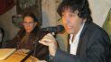 Joaquín Gálvez, junto a la escritora Lourdes Tomás. Joaquín Gálvez, junto a la escritora Lourdes Tomás.
