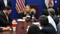 La congresista Debbie Mucarsel Powell habla con periodistas y dirigentes del exilio venezolano en Miami. La congresista Debbie Mucarsel Powell habla con periodistas y dirigentes del exilio venezolano en Miami.