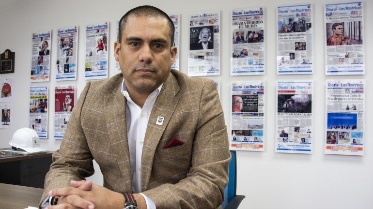 Cristhian Mancera, promotor de la iniciativa en Kendall.