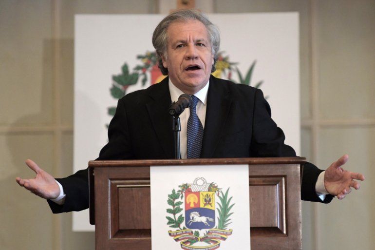 El secretario general de la Organización de Estados Americanos (OEA)