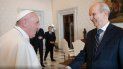 El presidente Russell M. Nelson, de La Iglesia de Jesucristo de los Santos de los Últimos Días y el Papa Francisco en el Vaticano. Primera reunión entre un Presidente Santo de los Últimos Días y un Papa. El presidente Russell M. Nelson, de La Iglesia de Jesucristo de los Santos de los Últimos Días y el Papa Francisco en el Vaticano. Primera reunión entre un Presidente Santo de los Últimos Días y un Papa.