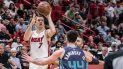 Goran Dragic fue la mejor figura del Heat pese a salir de la banca y aportó 19 unidades. Goran Dragic fue la mejor figura del Heat pese a salir de la banca y aportó 19 unidades.