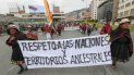 Indígenas del sur de Bolivia llegaron a La Paz tras una caminata de 41 días en la que recorrieron unos 700 kilómetros desde Sucre, para reclamar el reconocimiento de su territorio comunitario. Indígenas del sur de Bolivia llegaron a La Paz tras una caminata de 41 días en la que recorrieron unos 700 kilómetros desde Sucre, para reclamar el reconocimiento de su territorio comunitario.